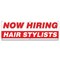 Signmission Now Hiring Hair Stylists Banner Apply Inside Accepting Application Single Sided B-72-30254 - alternate 1